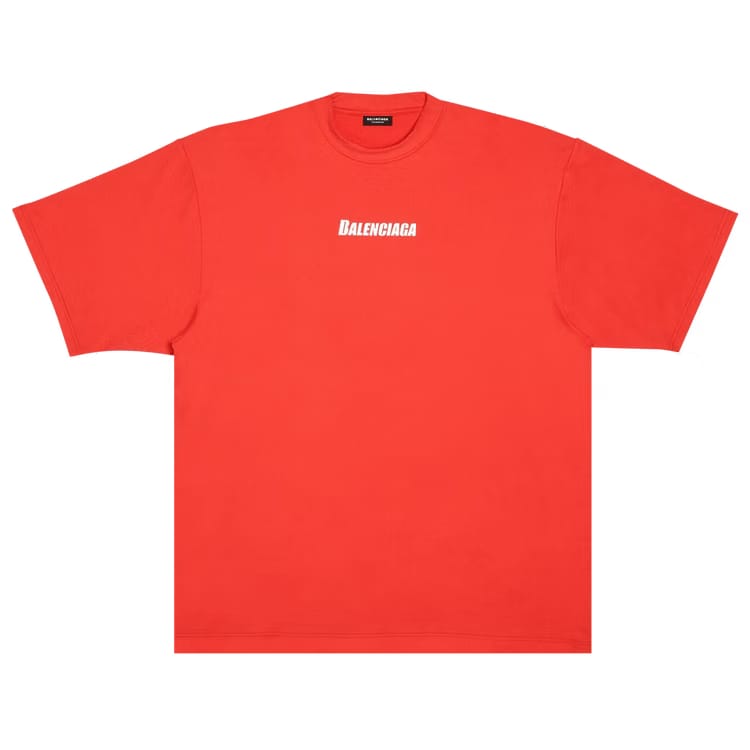 Balenciaga Technical Mesh Swim T-Shirt Red