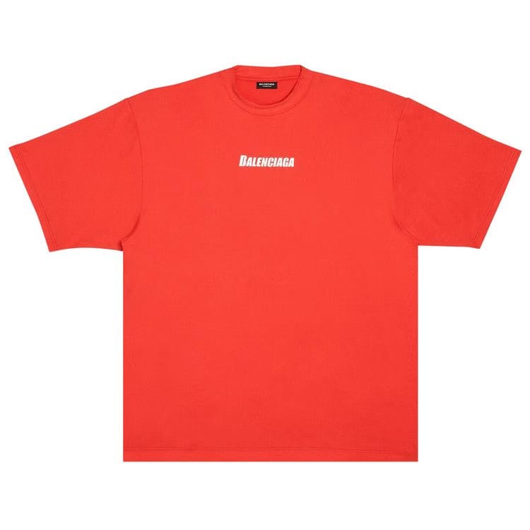 Balenciaga Technical Mesh Swim T-Shirt Red