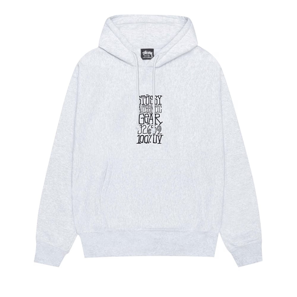 Stussy Authentic Gear Hoodie Ash Heather