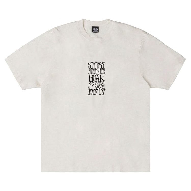 Stussy Authentic Gear T-Shirt Pigment Dyed Natural