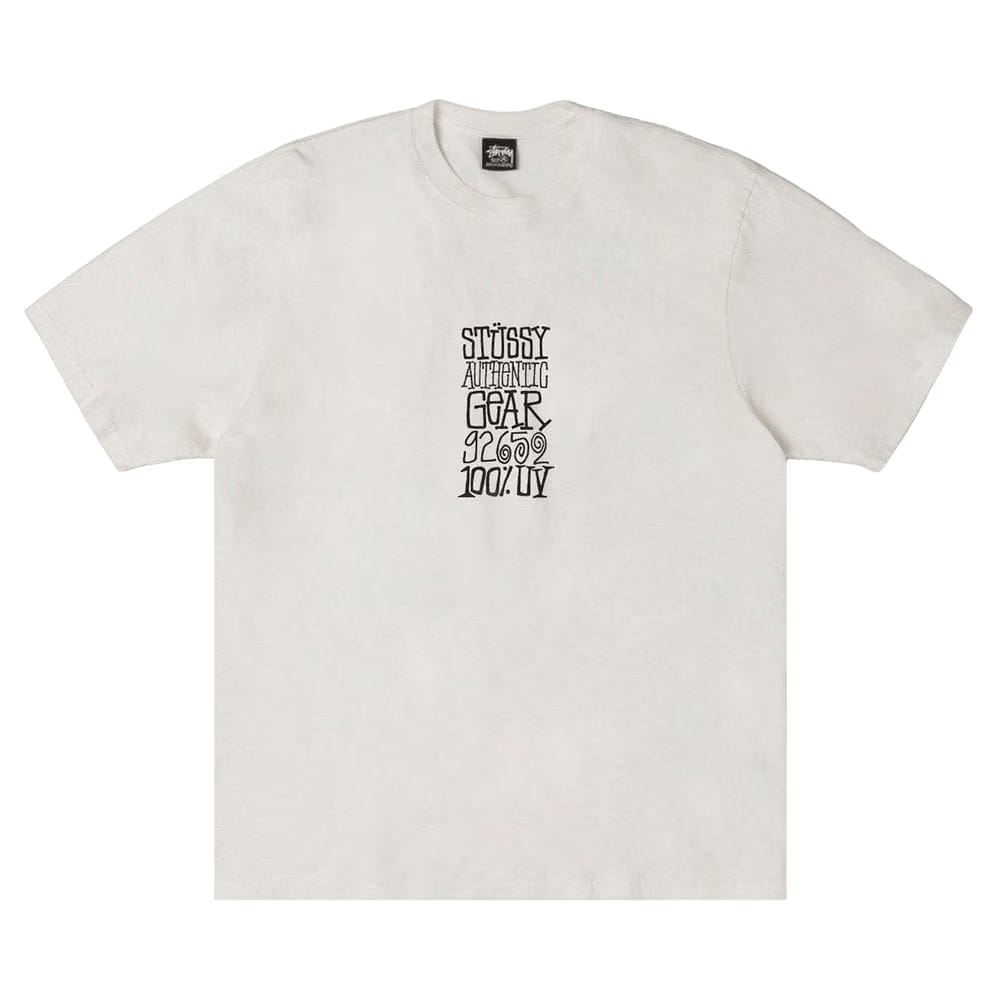 Stussy Authentic Gear T-Shirt Pigment Dyed Natural