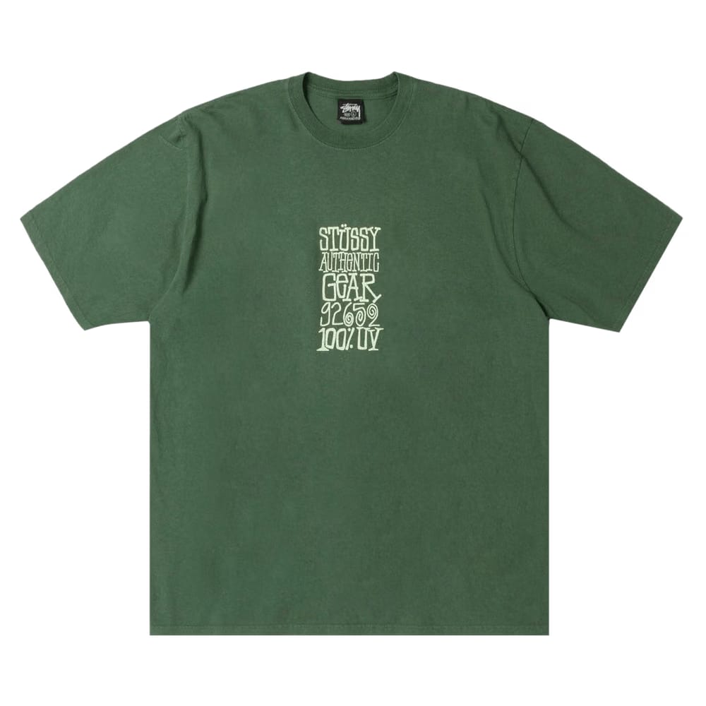 Stussy Authentic Gear T-Shirt Pigment Dyed Pine