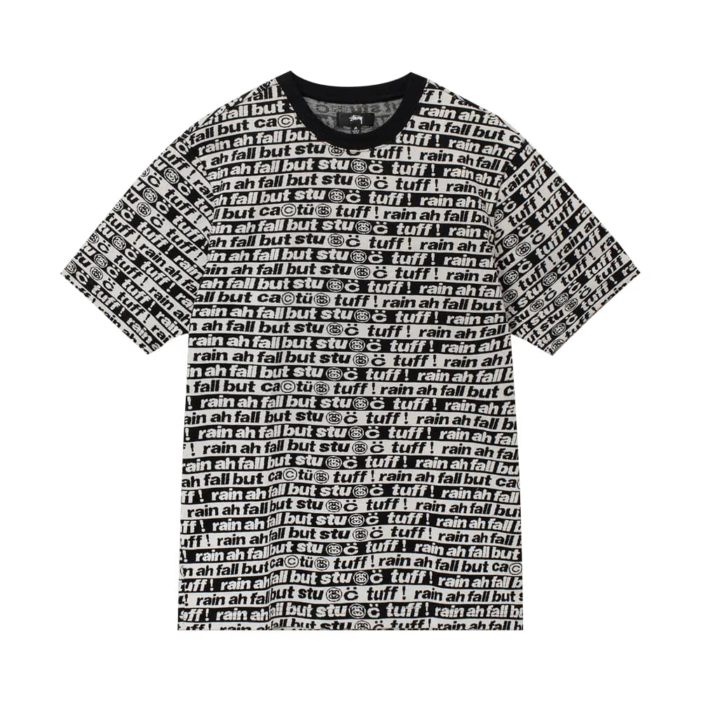Stussy x Cactus Plant Flea Market Jacquard Crew Black