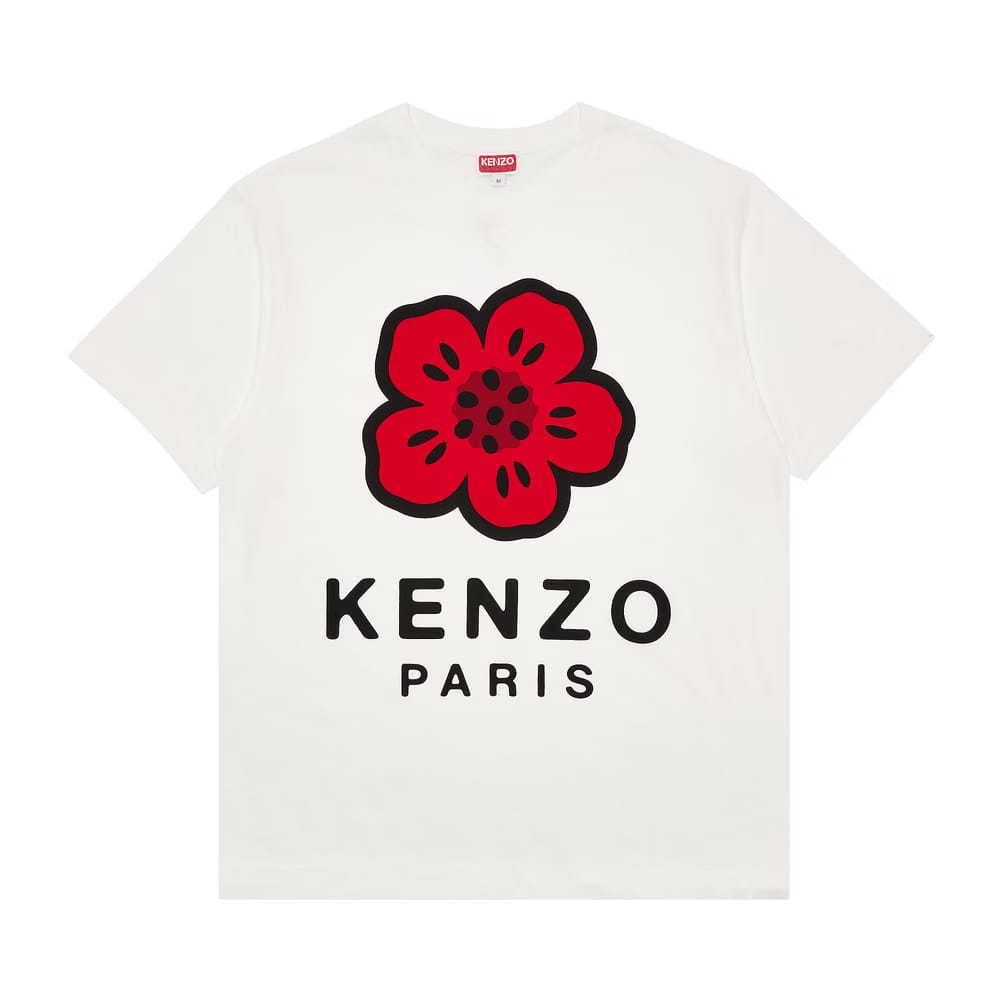 Kenzo Boke Flower Classic T-Shirt Off White