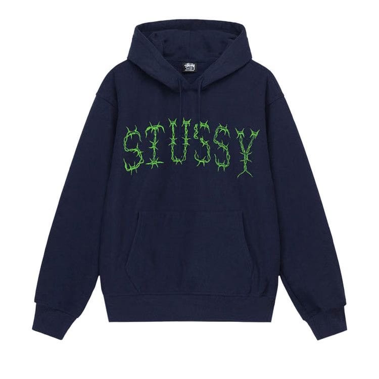 Stussy Barb Hoodie Navy