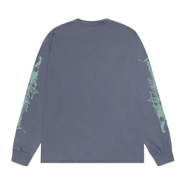 Stussy Barracuda Long-Sleeve T-Shirt Indigo