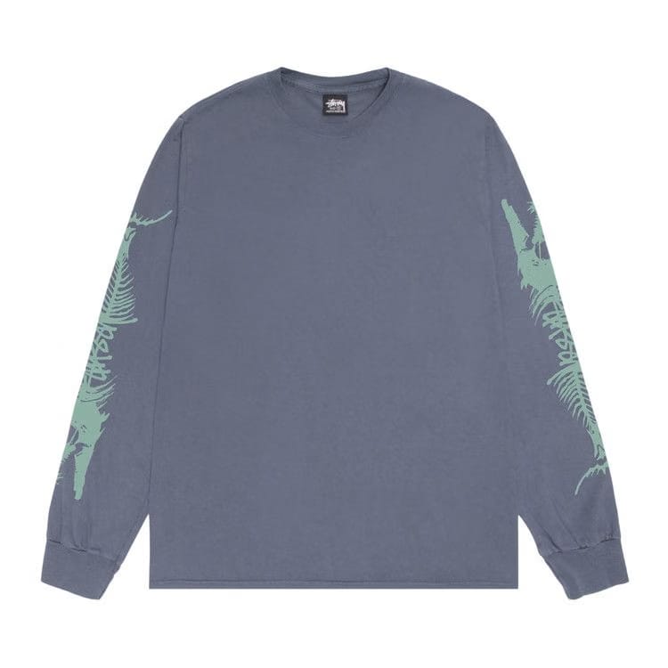 Stussy Barracuda Long-Sleeve T-Shirt Indigo