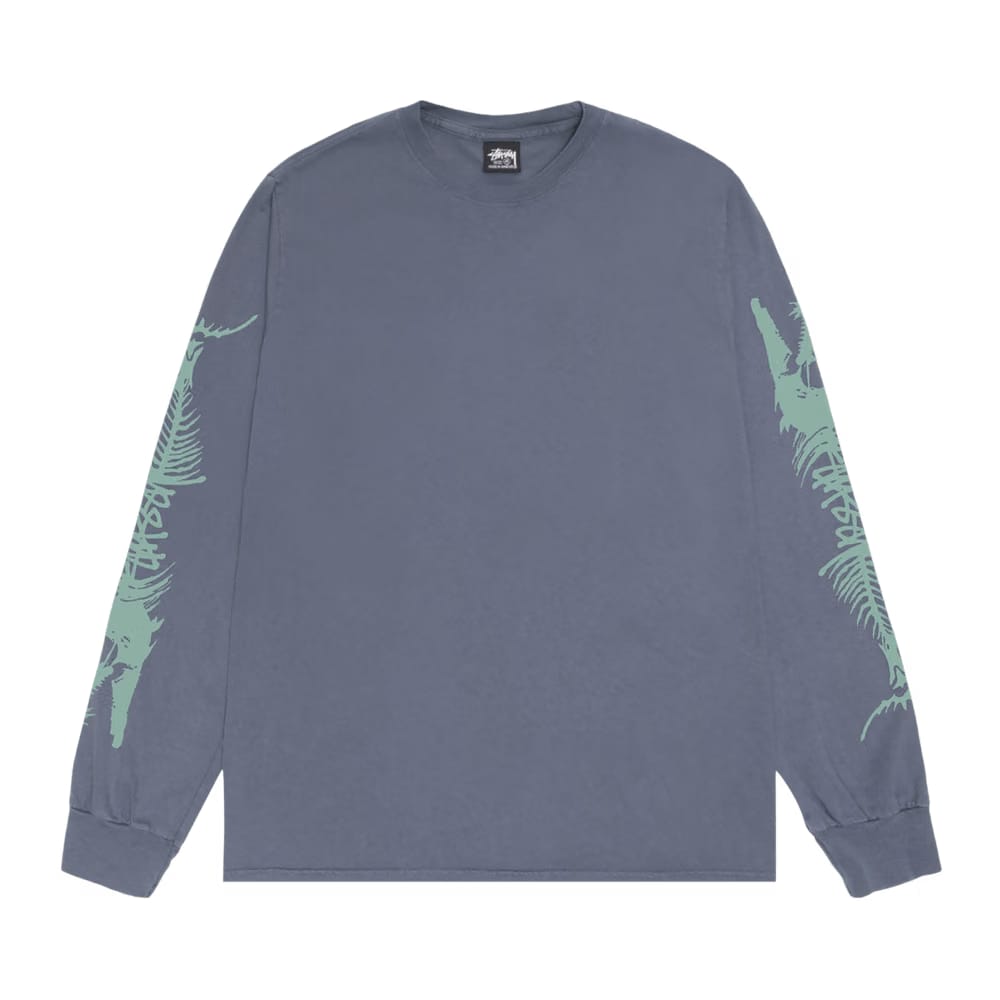 Stussy Barracuda Long-Sleeve T-Shirt Indigo