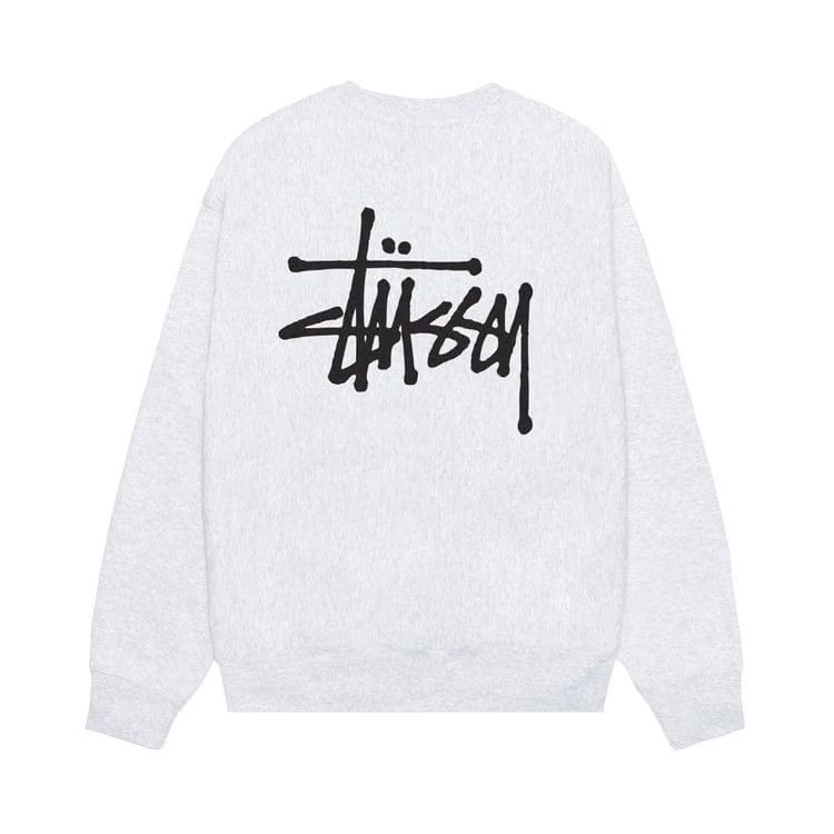 Stussy Basic Crew Ash Heather