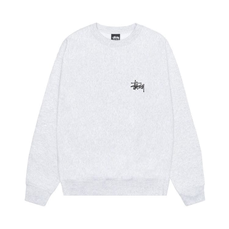 Stussy Basic Crew Ash Heather