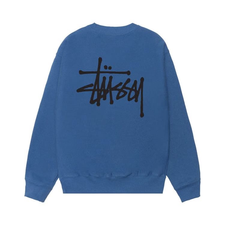 Stussy Basic Crew Blue