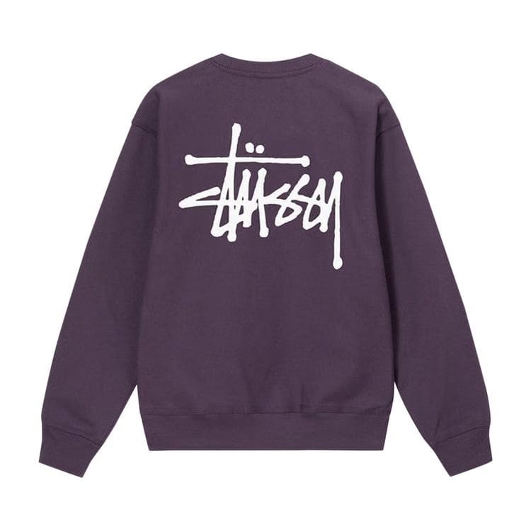 Stussy Basic Crew Grape