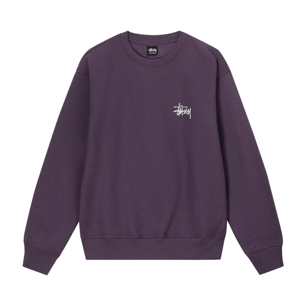 Stussy Basic Crew Grape