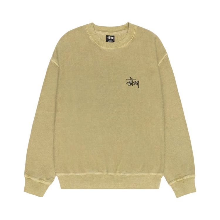 Stussy Basic Crew Pigment Dyed Elm