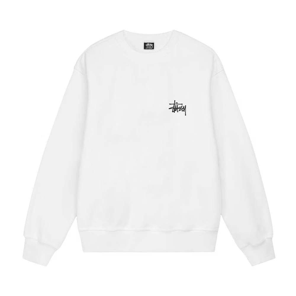 Stussy Basic Crew White