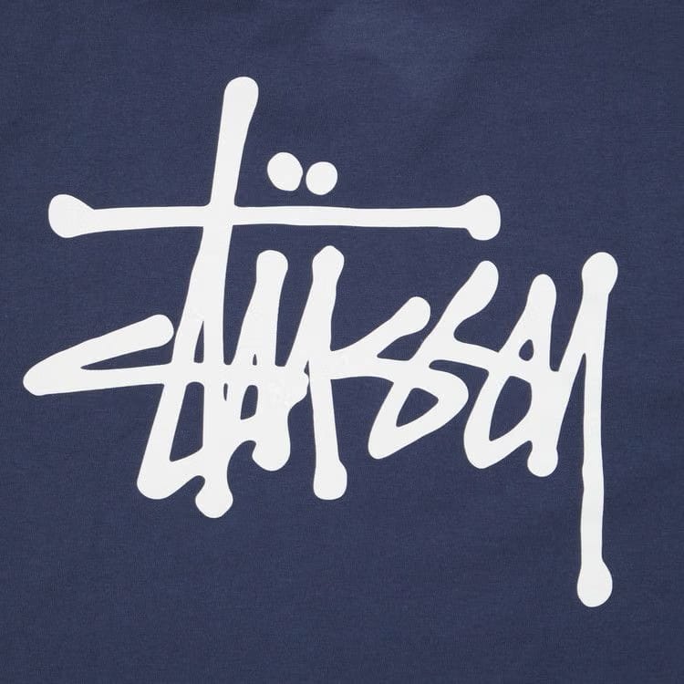 Stussy Basic Logo T-Shirt Navy