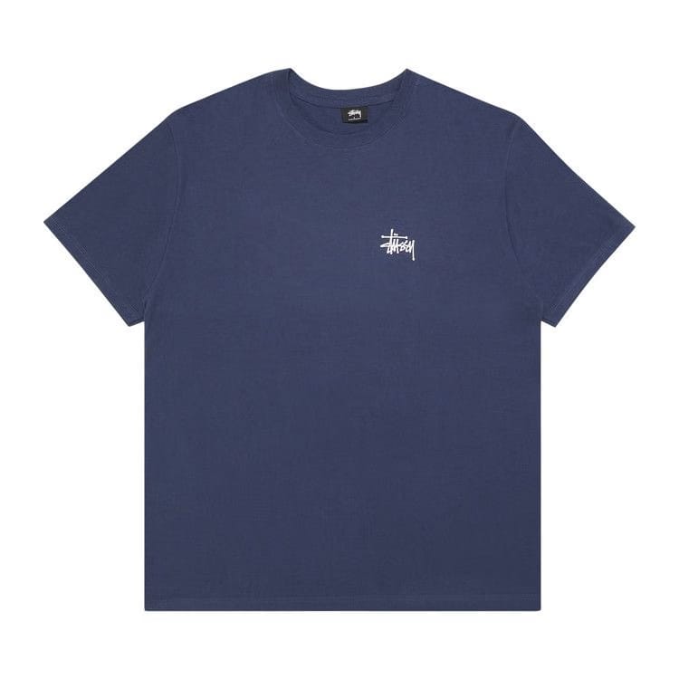 Stussy Basic Logo T-Shirt Navy