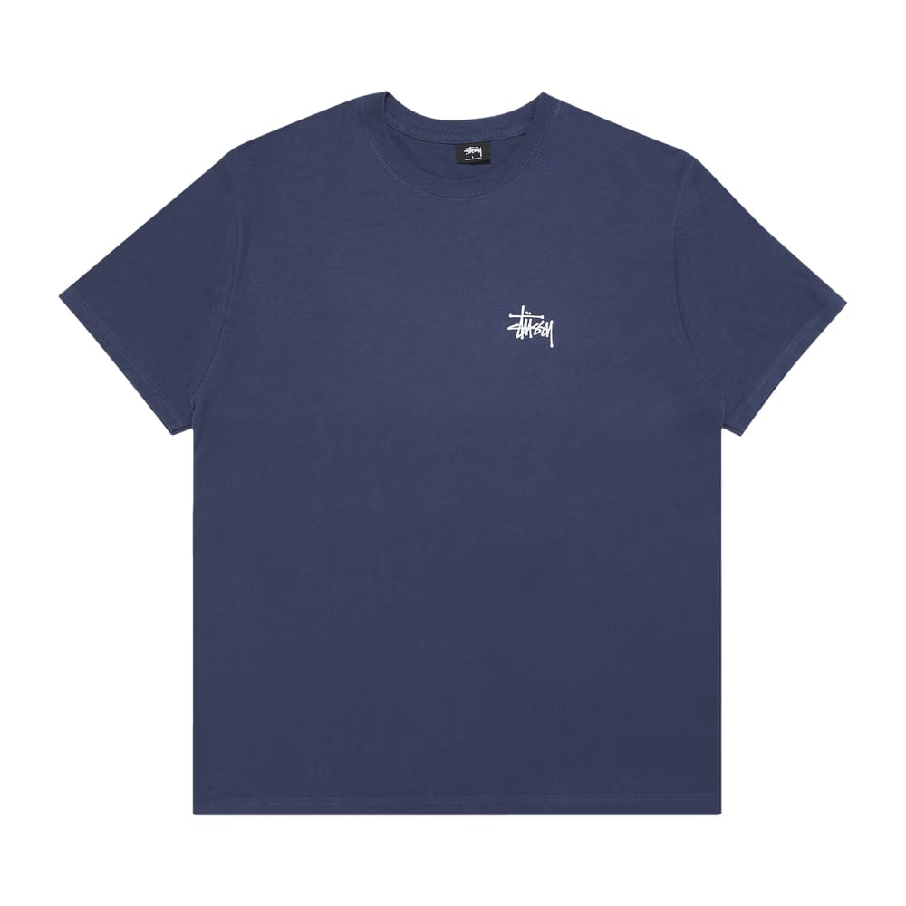 Stussy Basic Logo T-Shirt Navy