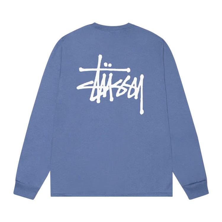 Stussy Basic Long-Sleeve T-Shirt Storm