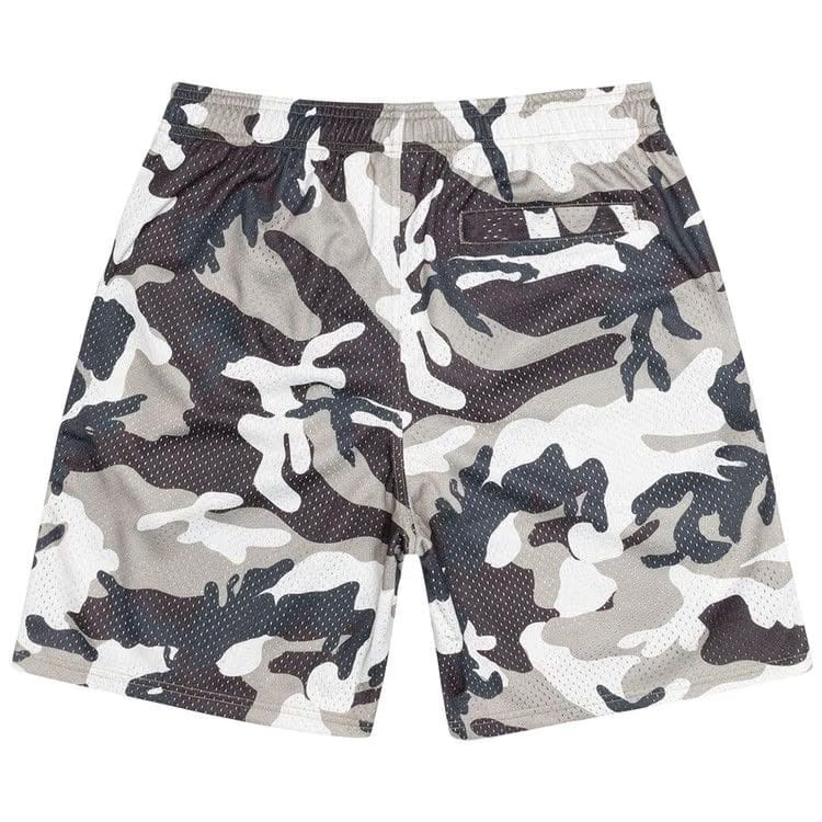 Stussy Basic Mesh Shorts Snow Camo