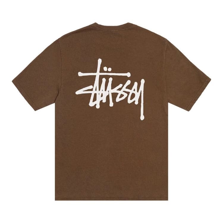 Stussy Basic Pigment Dyed T-Shirt Brown