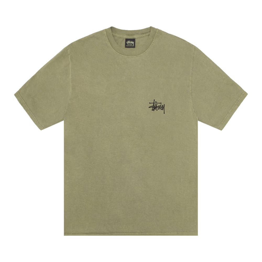 Stussy Basic Pigment Dyed T-Shirt Olive