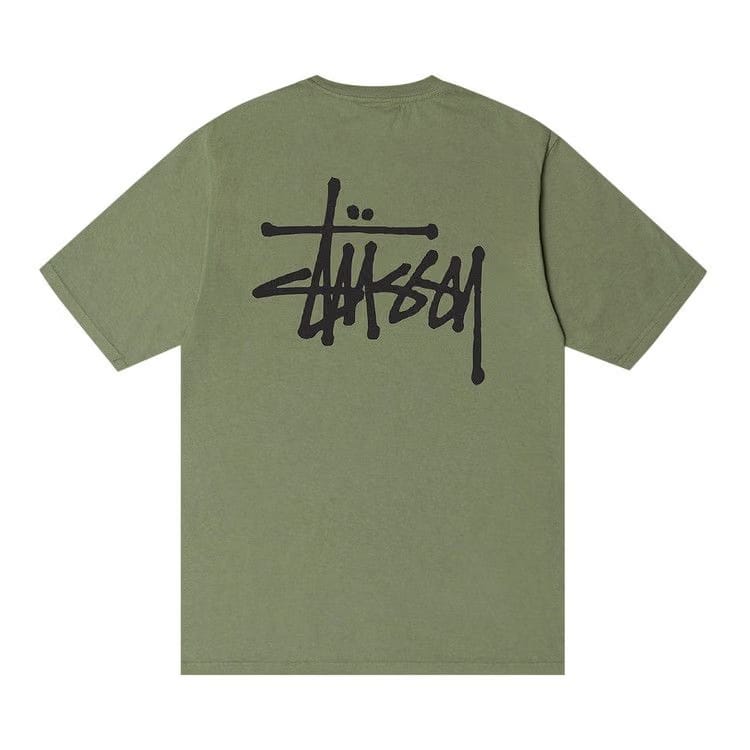 Stussy Basic Pigment Dyed T-Shirt Artichoke