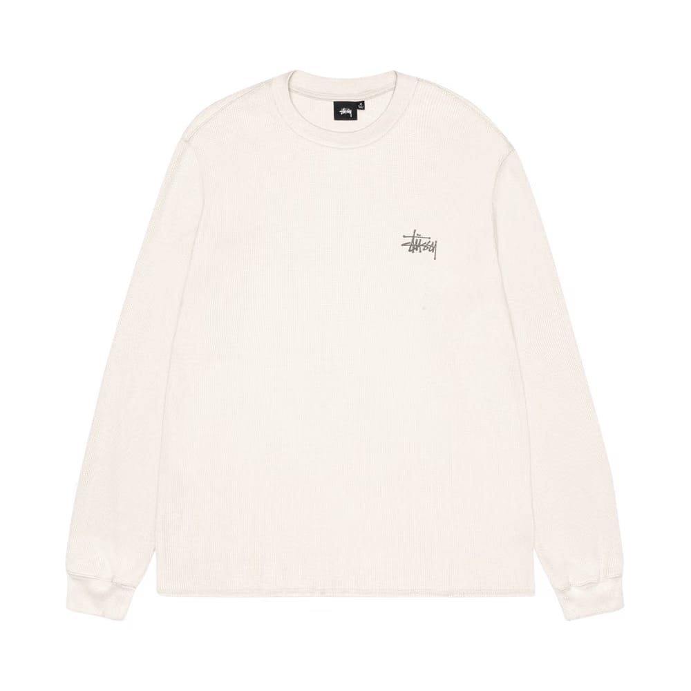 Stussy Basic Stock Long-Sleeve Thermal Bone