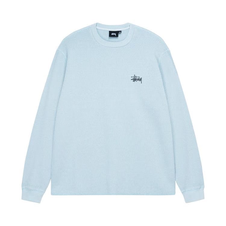 Stussy Basic Stock Long-Sleeve Thermal Light Blue