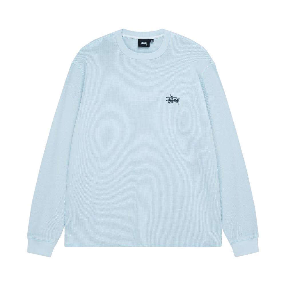 Stussy Basic Stock Long-Sleeve Thermal Light Blue