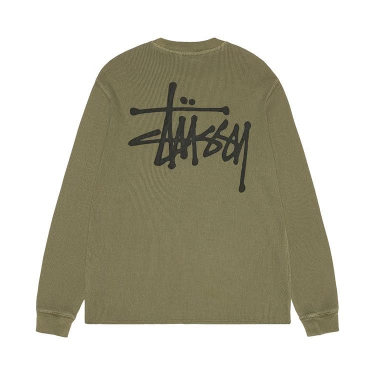 Stussy Basic Stock Long-Sleeve Thermal Olive