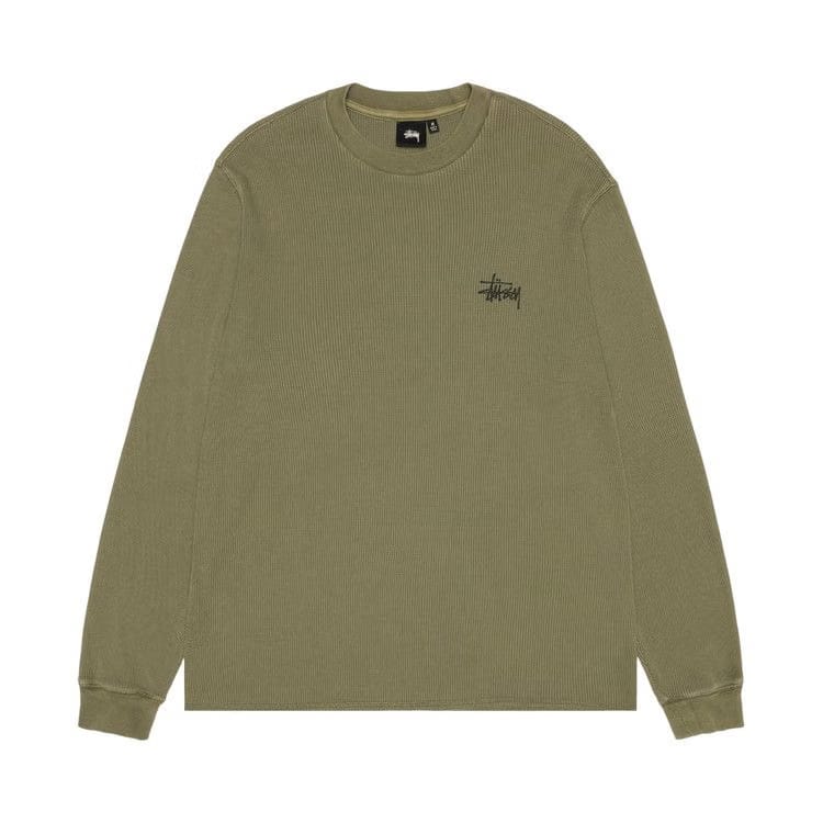 Stussy Basic Stock Long-Sleeve Thermal Olive