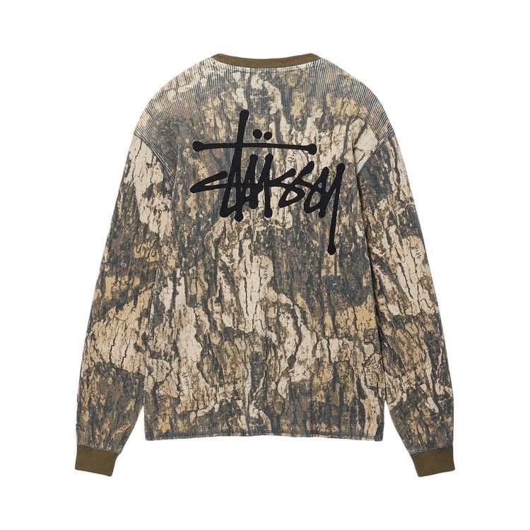 Stussy Basic Stock Long-Sleeve Thermal Relic Camo