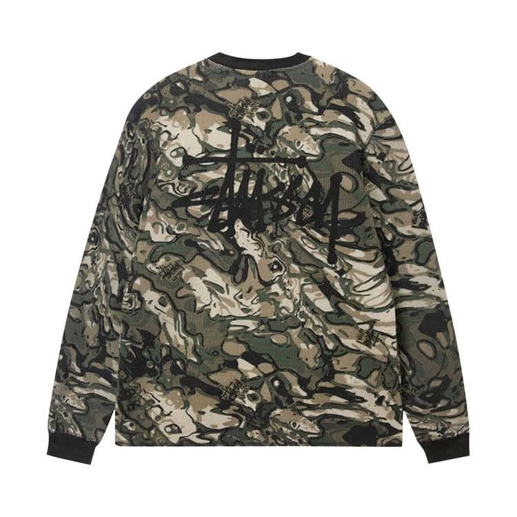 Stussy Basic Stock Long-Sleeve Thermal Veil Camo