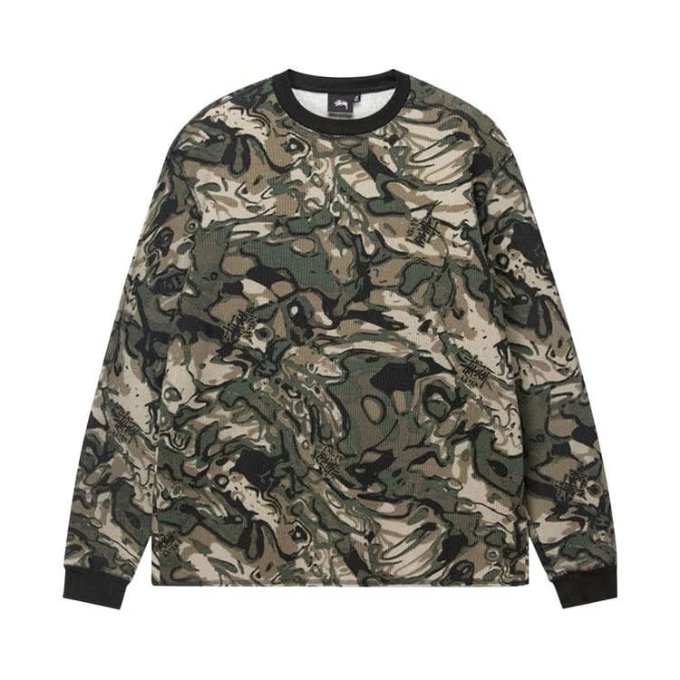 Stussy Basic Stock Long-Sleeve Thermal Veil Camo
