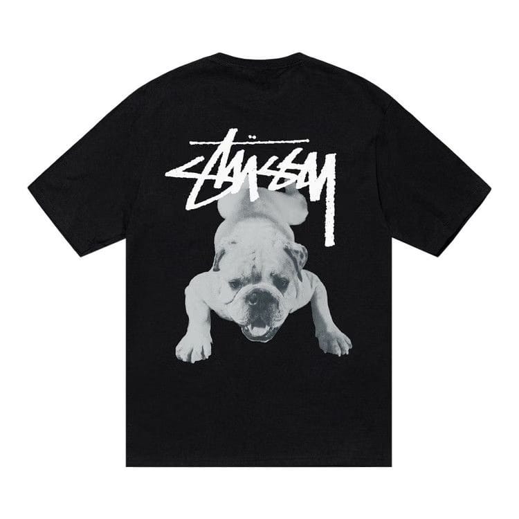 Stussy Stock Dog T-Shirt Black