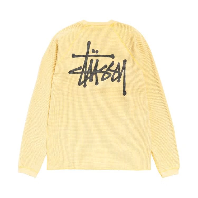 Stussy Basic Stüssy Thermal Pale Yellow