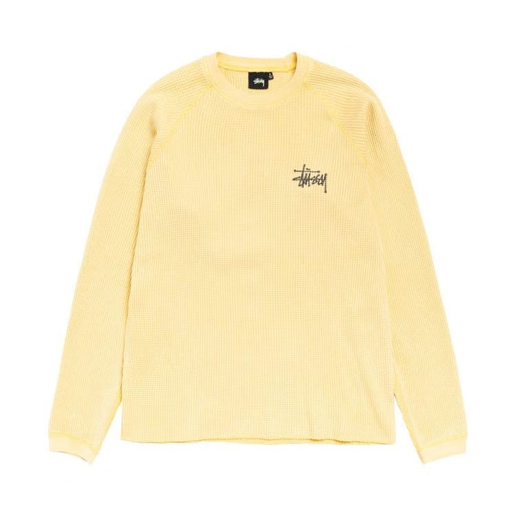 Stussy Basic Stüssy Thermal Pale Yellow