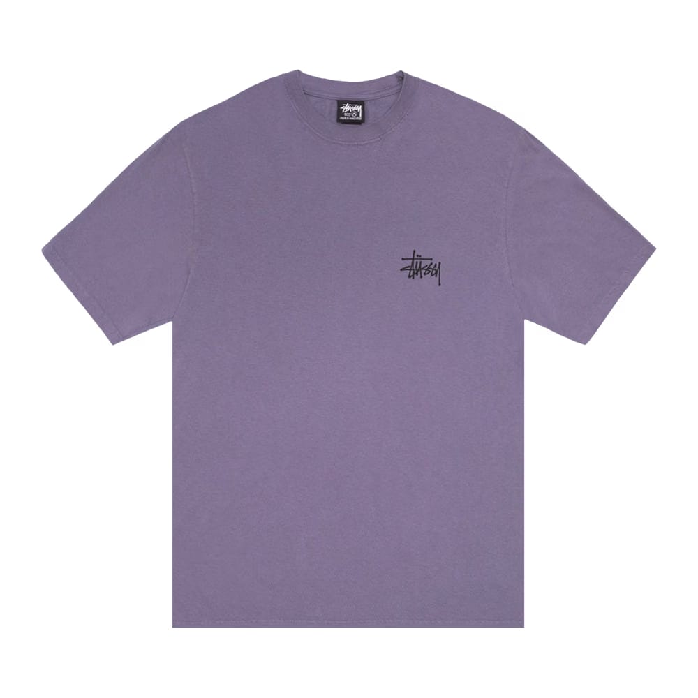 Stussy Basic T-Shirt Pigment Dyed Grape
