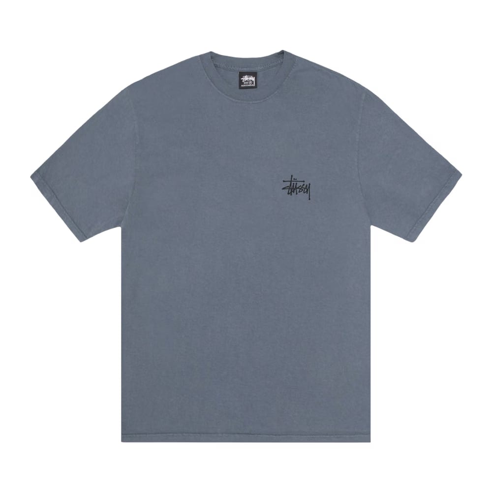Stussy Basic T-Shirt Pigment Dyed Navy