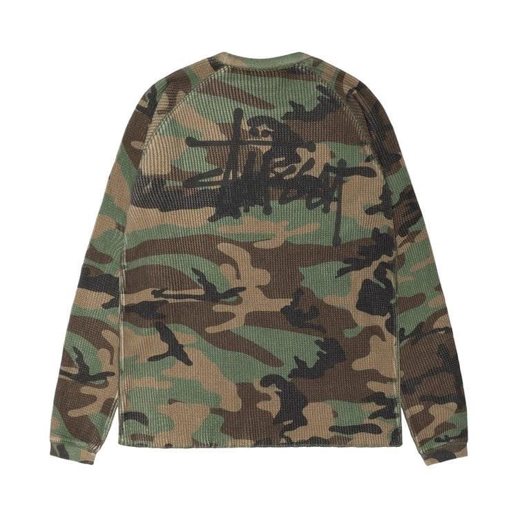 Stussy Basic Thermal Woodland Camo