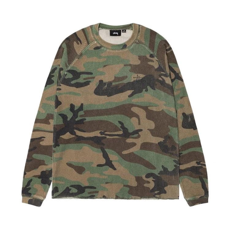 Stussy Basic Thermal Woodland Camo
