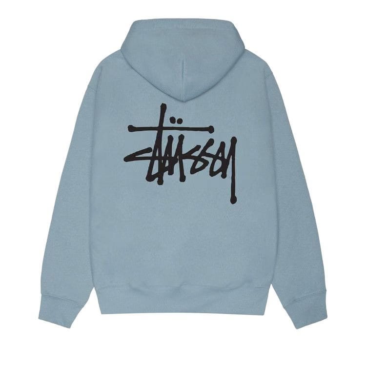 Stussy Basic Zip Hoodie Slate