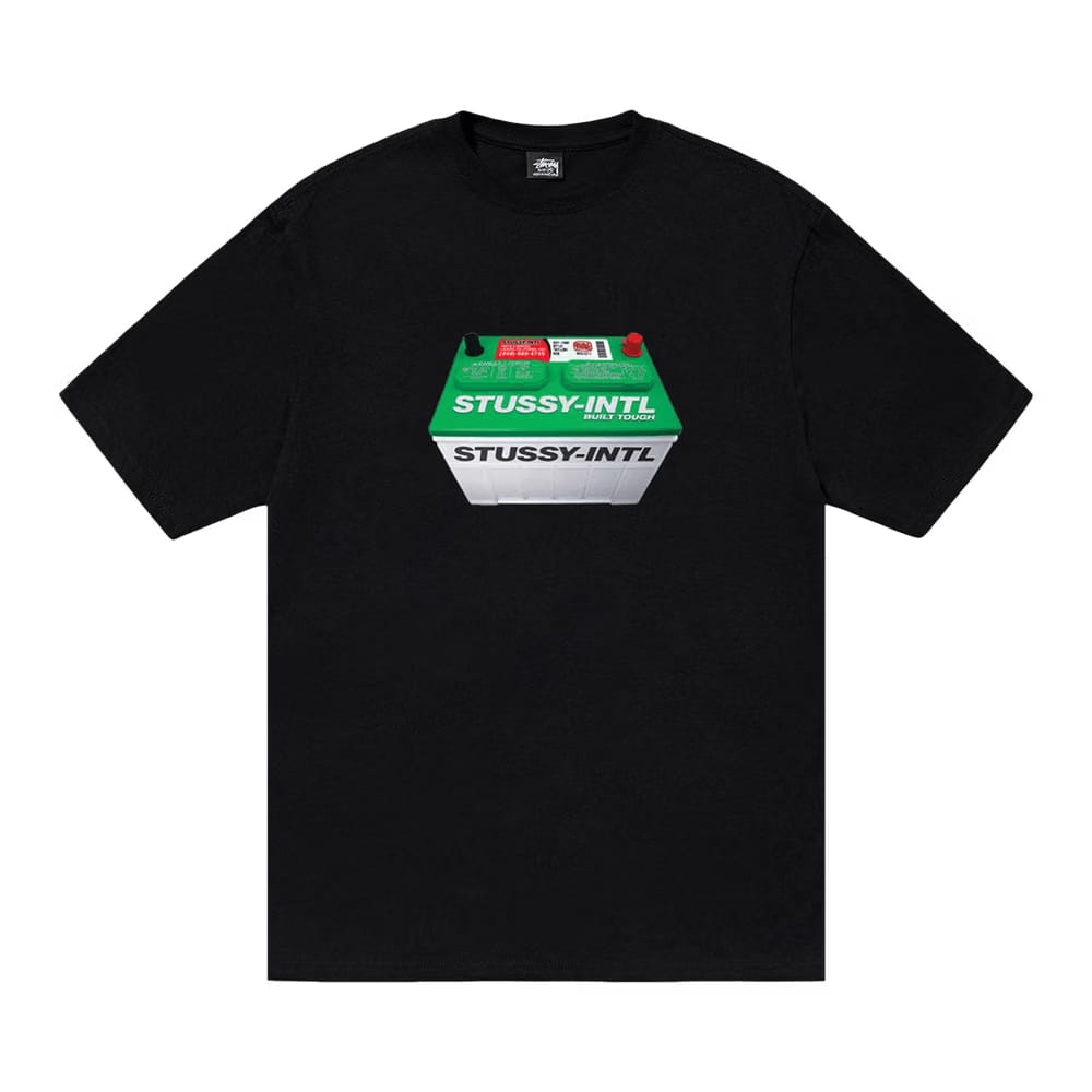 Stussy Battery T-Shirt Black