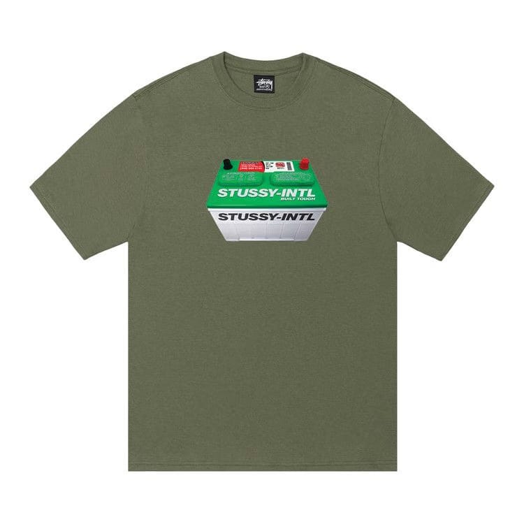 Stussy Battery T-Shirt Olive