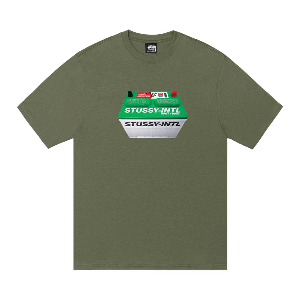 Stussy Battery T-Shirt Olive
