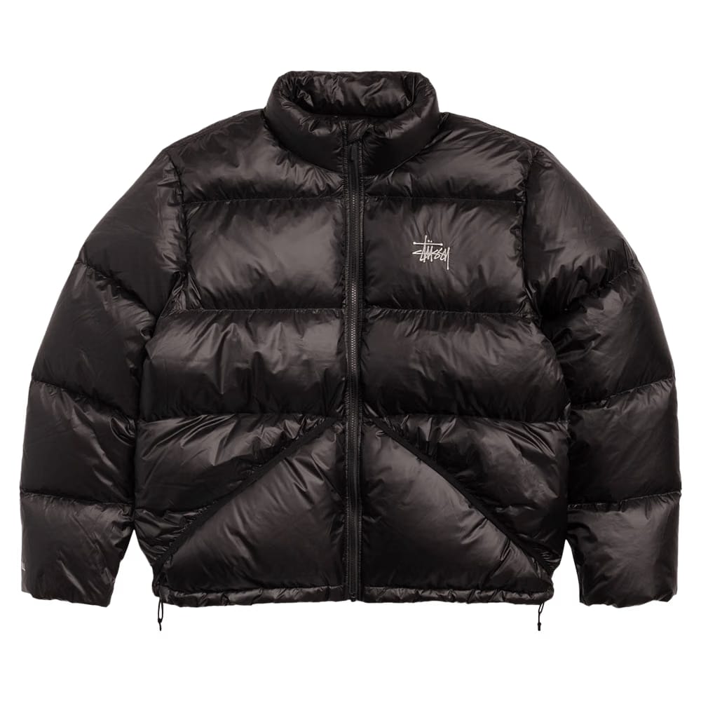 Stussy Micro Ripstop Down Jacket Jet Black
