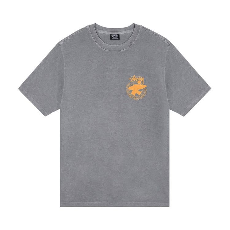 Stussy Beach Roots Pigment Dyed T-Shirt Grey