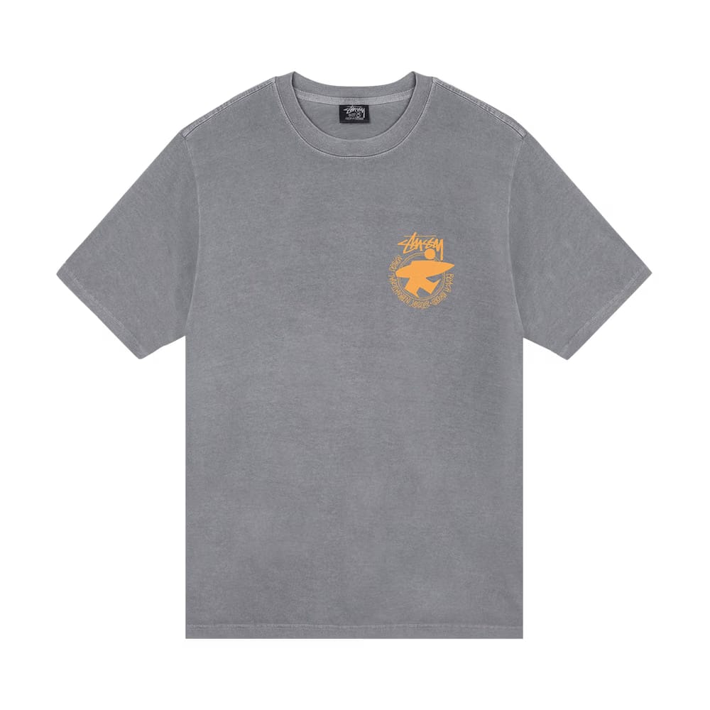Stussy Beach Roots Pigment Dyed T-Shirt Grey