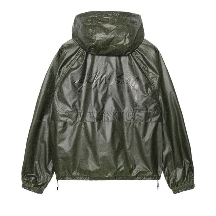 Stussy Beach Shell Cracked Ripstop Lime
